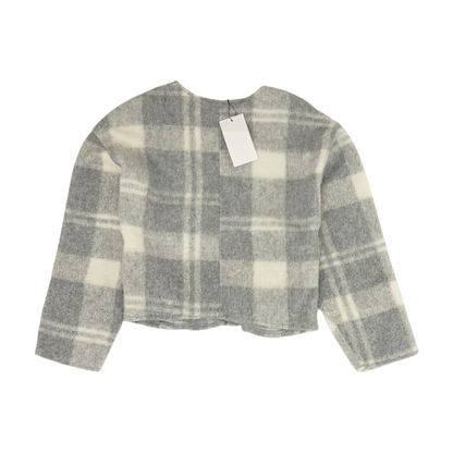Gray Check Pullover Sweater