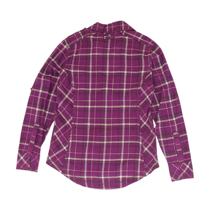 Purple Plaid Button Down