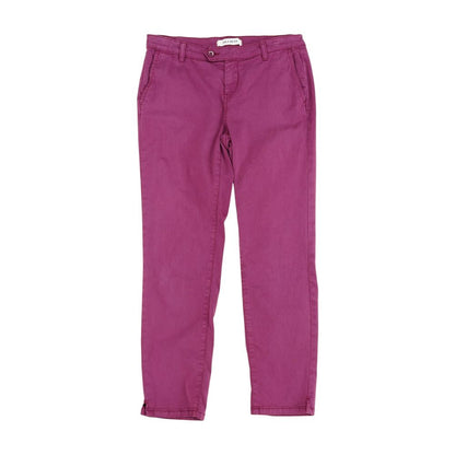 Purple Solid Pants