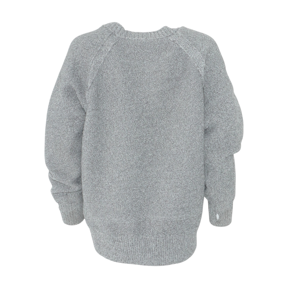 Gray Cardigan Sweater