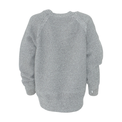 Gray Cardigan Sweater