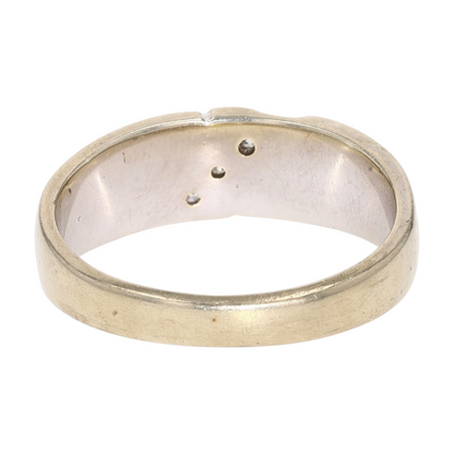 1/10 ctw 14K White Gold Diamond Band Ring