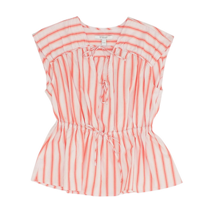 Pink Striped Blouse