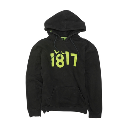 Black Solid Hoodie Pullover