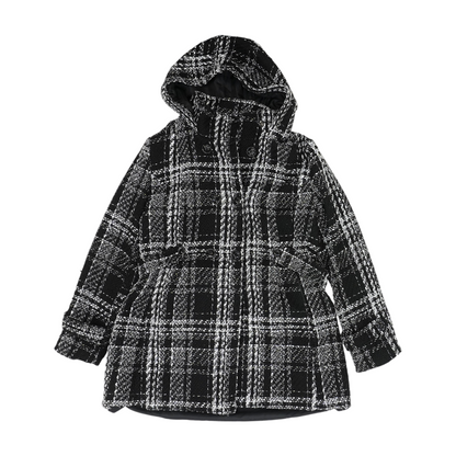 Black Plaid Coat