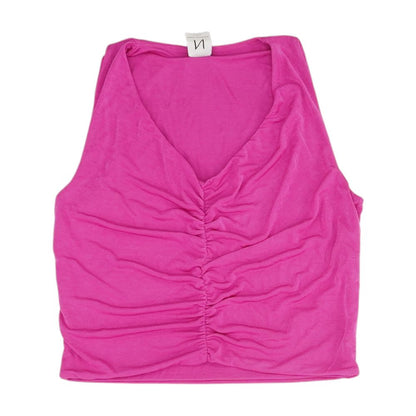 Pink Cropped Blouse
