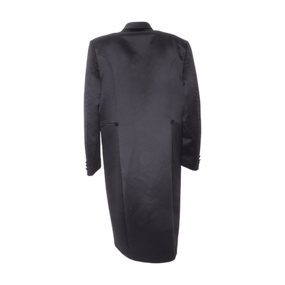 Vintage Black Solid Coat