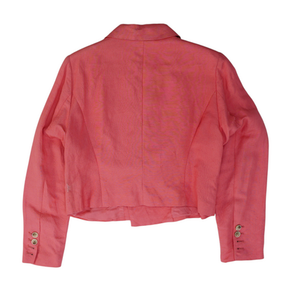 Coral Solid Blazer