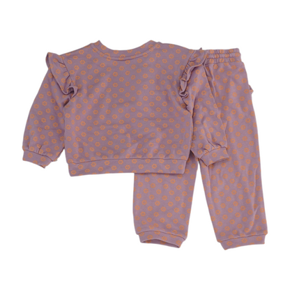 Purple Floral Long Sleeve Set