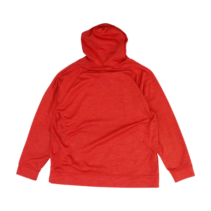 Red Solid Hoodie Pullover