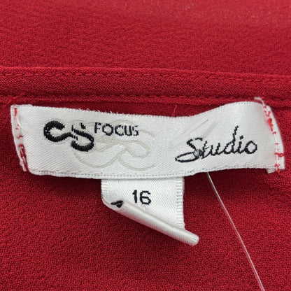 Vintage Red Blouse