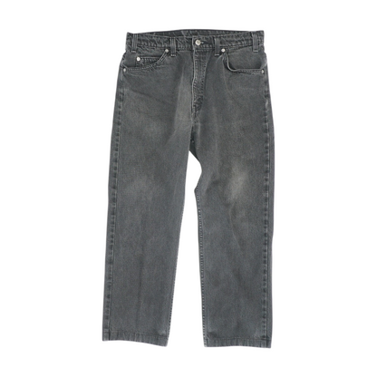 505 Black Plus Size Straight Jeans