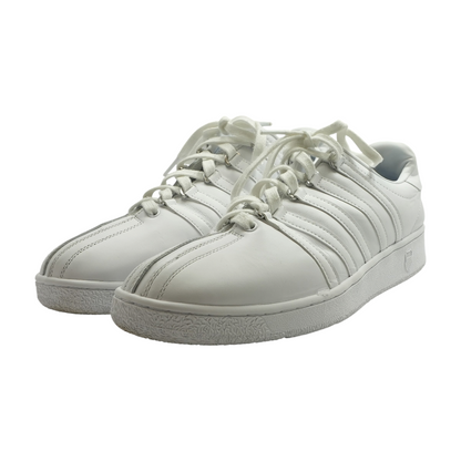 White Low-Top Athletic Shoes