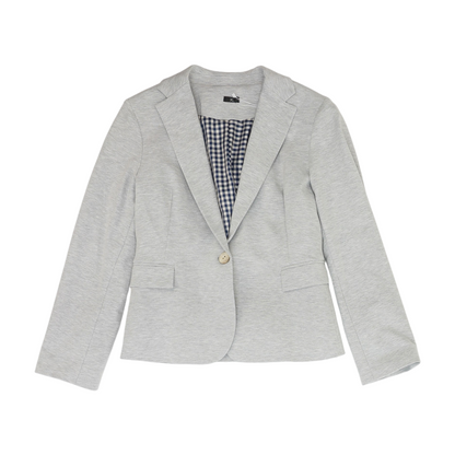Gray Solid Blazer
