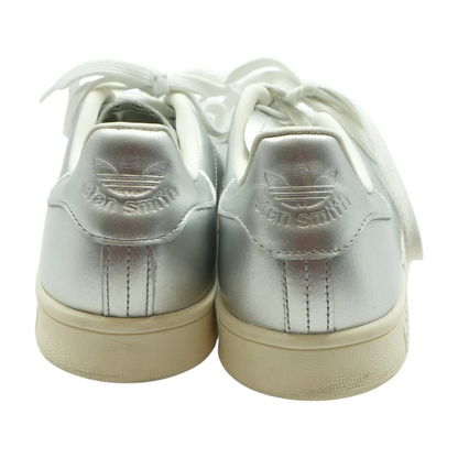 Stan Smith Silver Metallic Low-Top Athletic Shoes