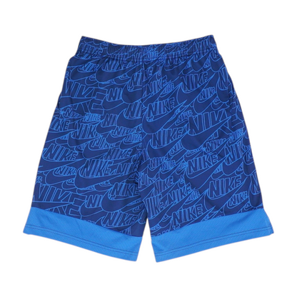 Blue Graphic Active Shorts