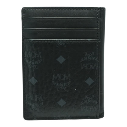 Mini Card Case in Black Visetos