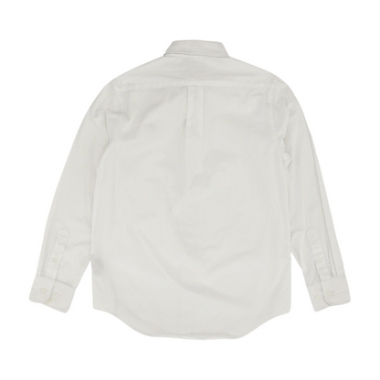 White Long Sleeve Button Down