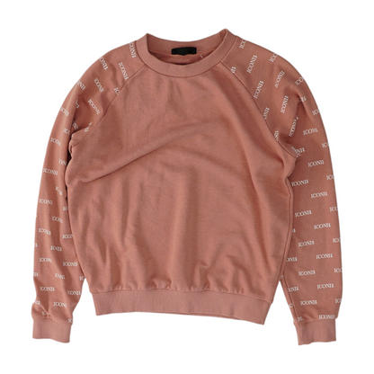 Pink Graphic Sweatshirt Pullover