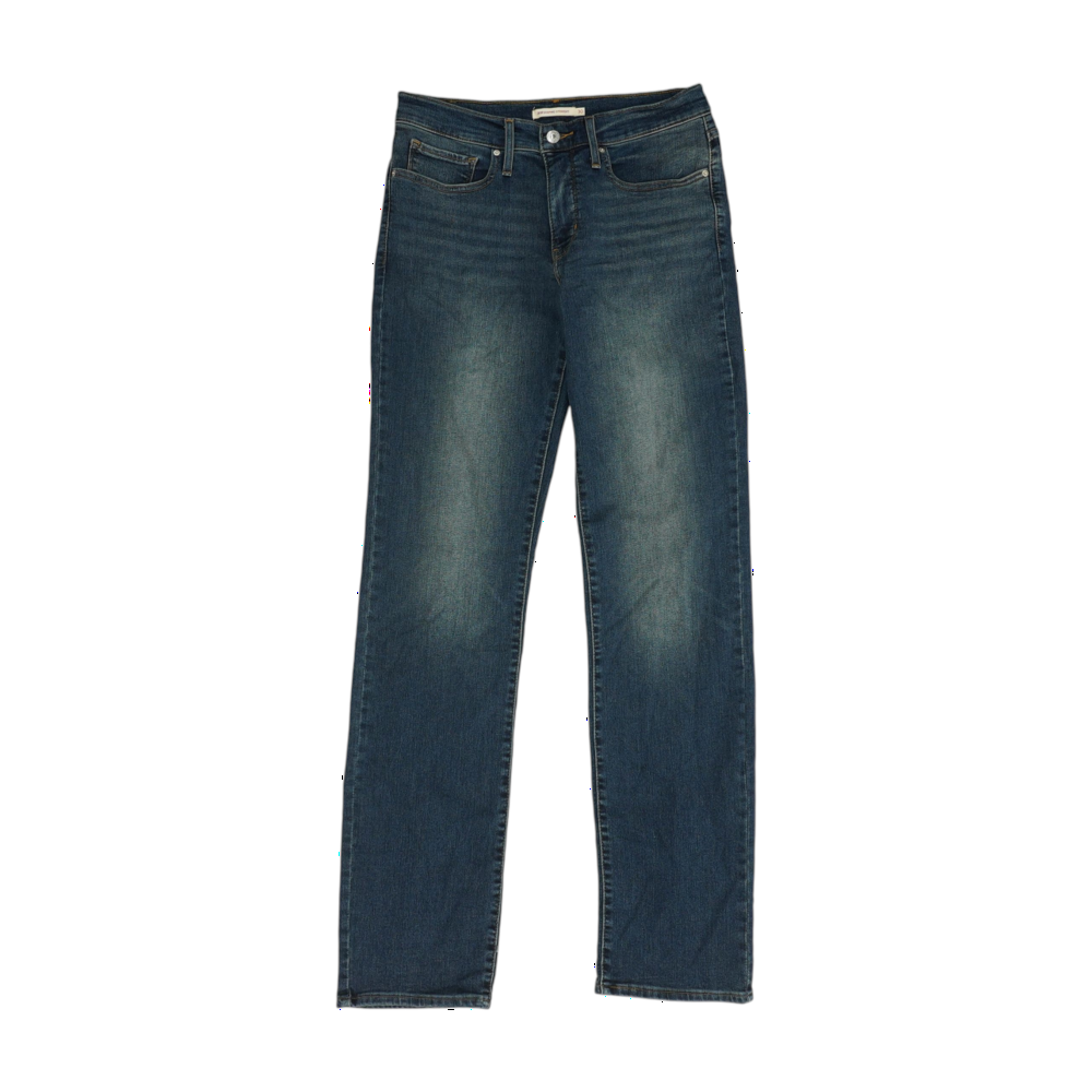 314 Navy Straight Jeans
