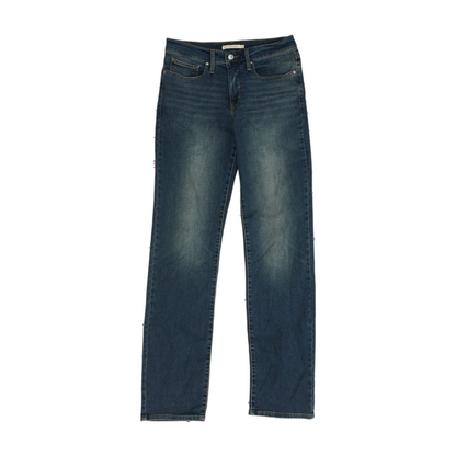 314 Navy Straight Jeans