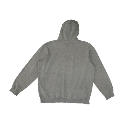 Gray Solid Hoodie Pullover