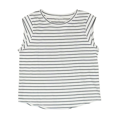 White Striped Blouse