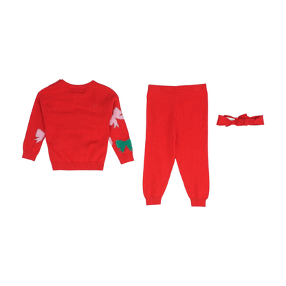 Red Long Sleeve Set