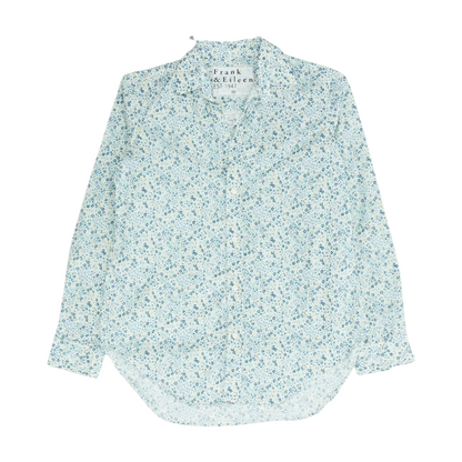 Blue Floral Button Down