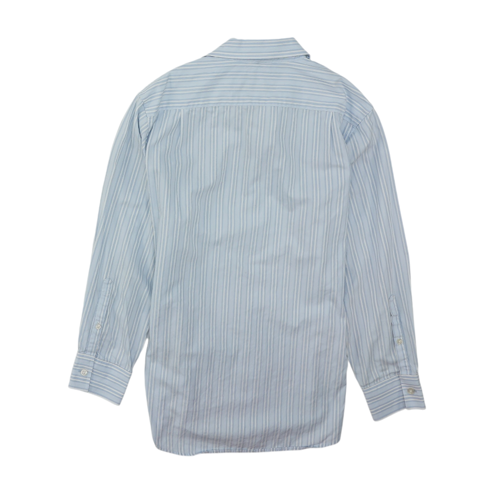Blue Striped Long Sleeve Button Down