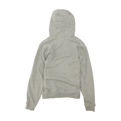 Blue Solid Hoodie Pullover