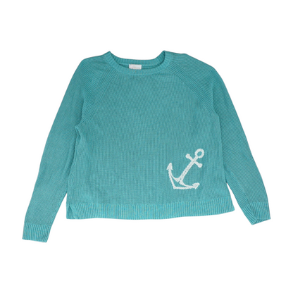 Turquoise Pullover Sweater