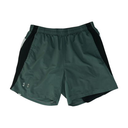Gray Color Block Active Shorts