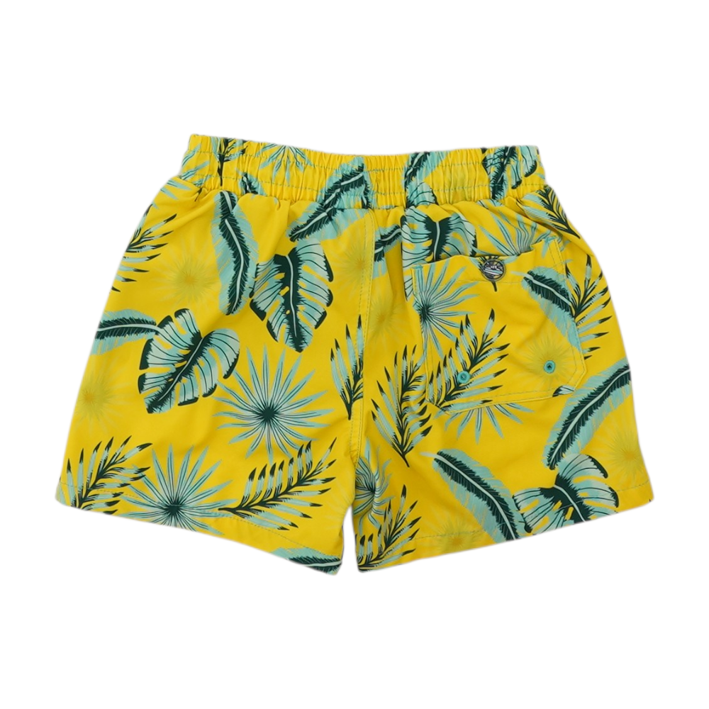 Beach Bros Yellow Tropical Swim Bottom – Image 2