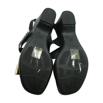 Black Wedge Heels