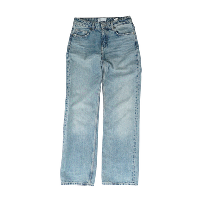 Blue Wide Leg Jeans
