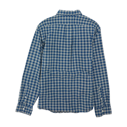 Blue Check Long Sleeve Button Down