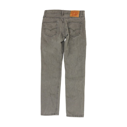 Gray Mid Rise Slim Leg Jeans
