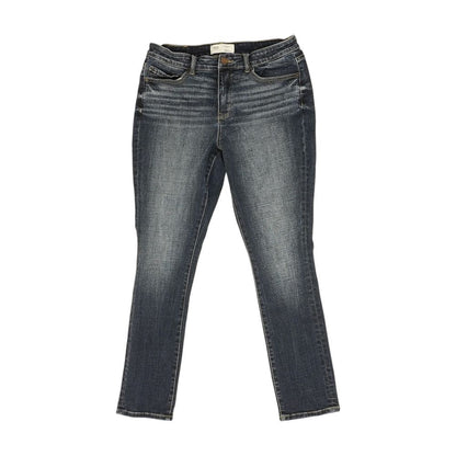 Blue High Rise Skinny Leg Jeans