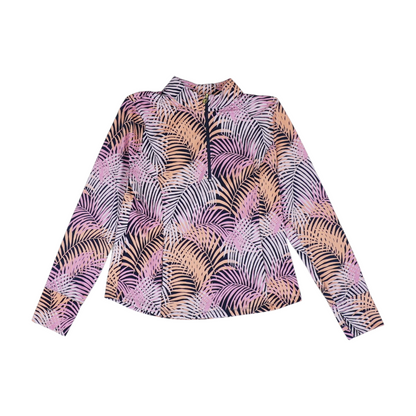Multi Tropical 1/4 Zip Pullover