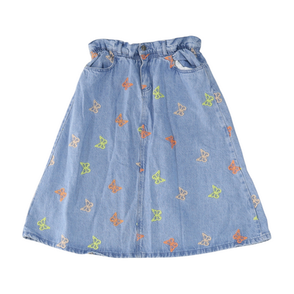 Blue Graphic Skirt