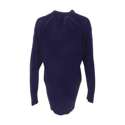 Navy Cardigan Sweater
