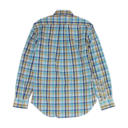 Multi Plaid Long Sleeve Button Down