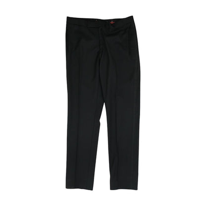 Black Solid Dress Pants