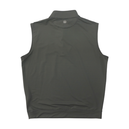 Gray Solid 1/4 Zip Pullover