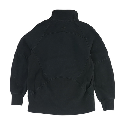 Black Solid 1/4 Zip Pullover
