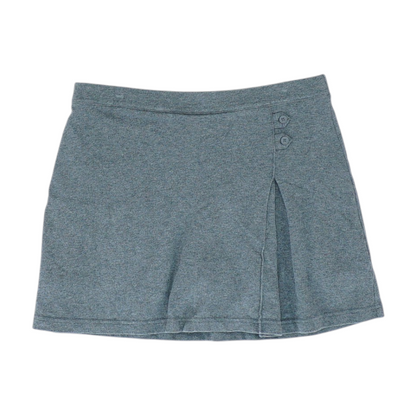 Gray Mini Skirt
