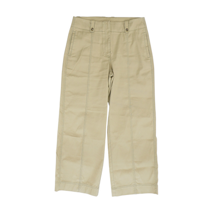 Beige Wide Leg Pants