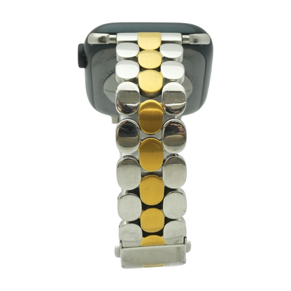 45mm Series 7 Green Smartwatch Silver Band Small