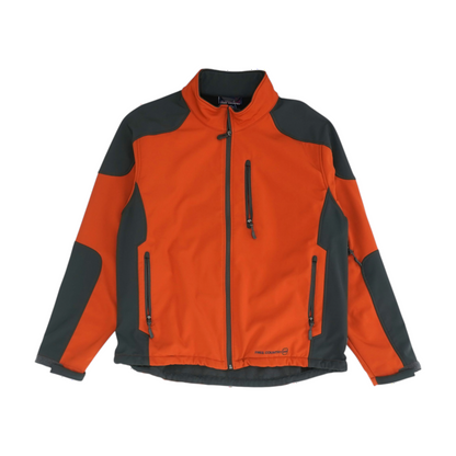 Rust Color Block Jacket